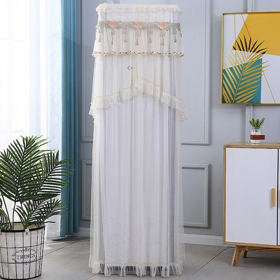 家居美学新宠!格力3P柜机蕾丝布艺防尘罩,开机也不用取!