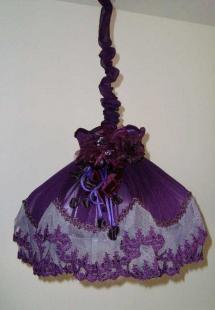 工艺品,家居照明,紫色布艺吊灯_世界工厂网中国产品信息库