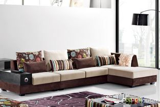 布艺沙发优点 时尚温馨的布艺转角沙发推荐