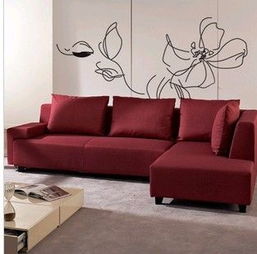 华日家居现代温蒂布艺沙发组合转角l小户型沙发