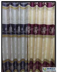 《新佳源布艺》中国轻纺城窗帘批发——金丝国花牡丹.情侣叶_家居家具_世界工厂网中国产品信息库